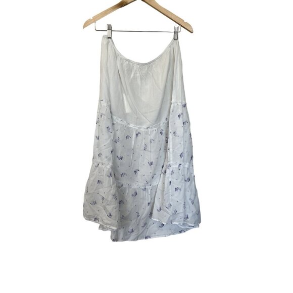 NWT Anthropologie Sheer Tiered Midi Skirt L - Picture 12 of 14